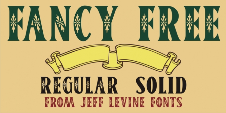 Fancy Free JNL font preview