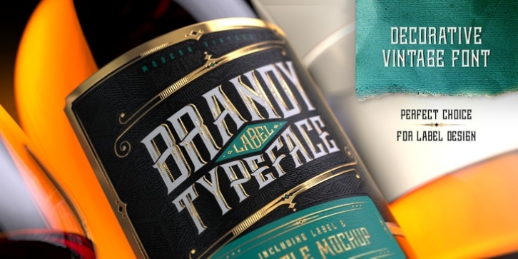 Brandy Label font preview