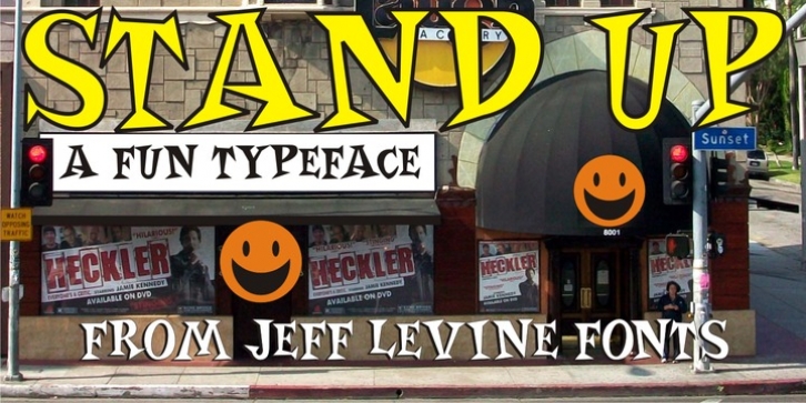 Stand Up JNL font preview