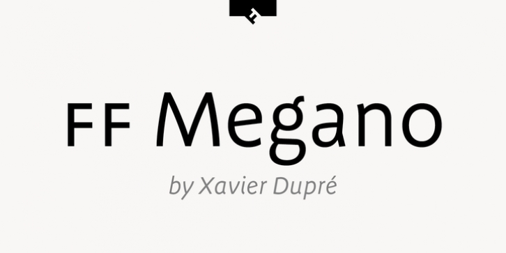 FF Megano font preview