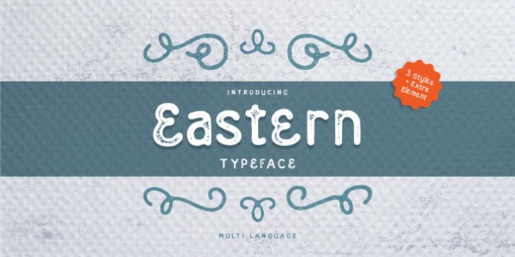 Eastern font preview