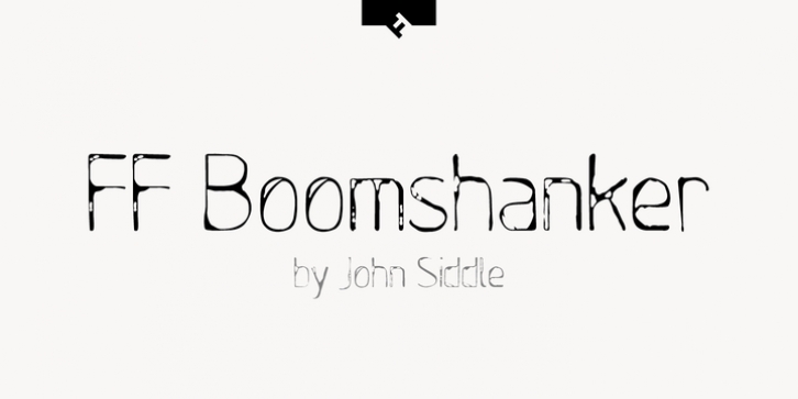 FF Boomshanker font preview