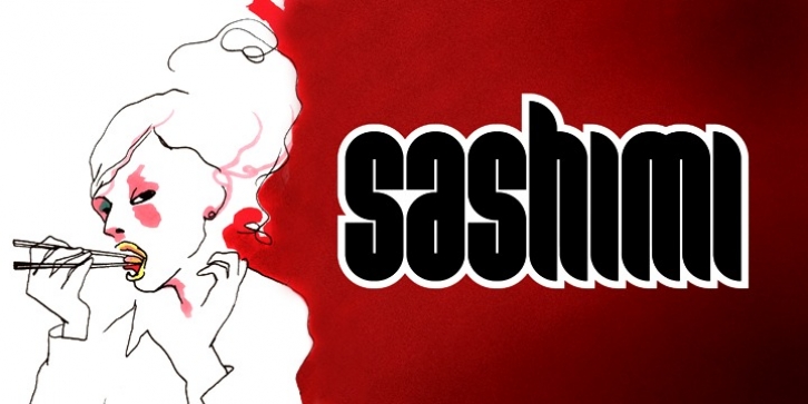 Sashimi font preview