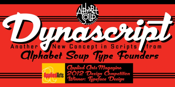 Dynascript font preview