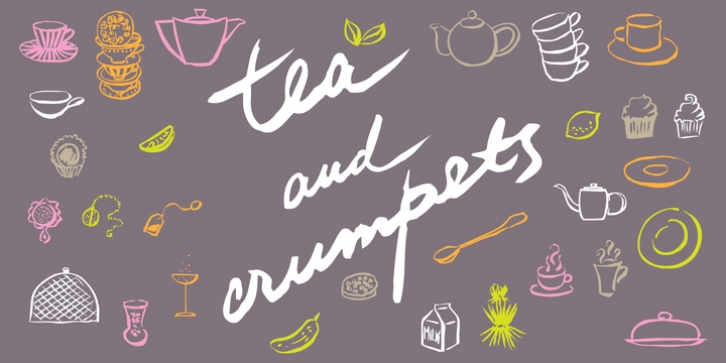 Tea And Crumpets font preview