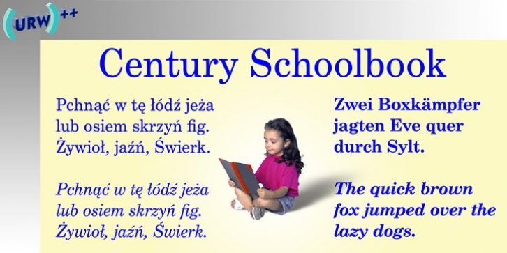 Century Schoolbook font preview