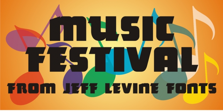Music Festival JNL font preview