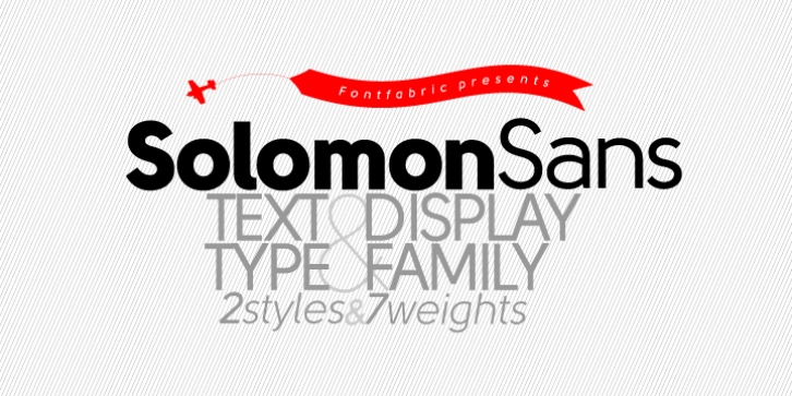 Solomon Sans font preview