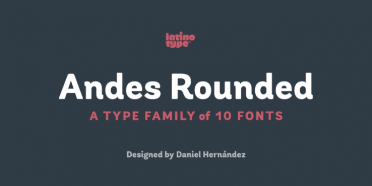 Andes Rounded font preview