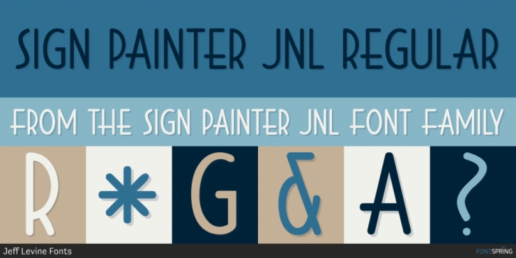 Sign Painter JNL font preview