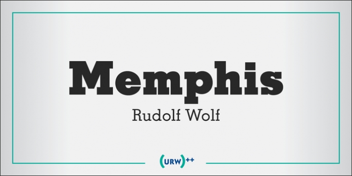 Memphis font preview