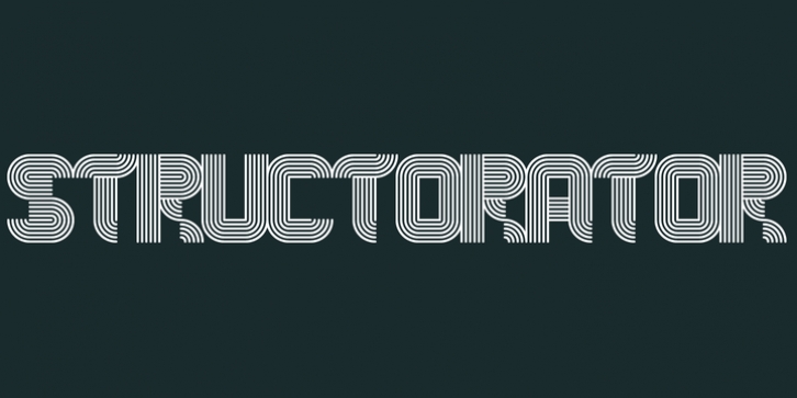 Structorator font preview
