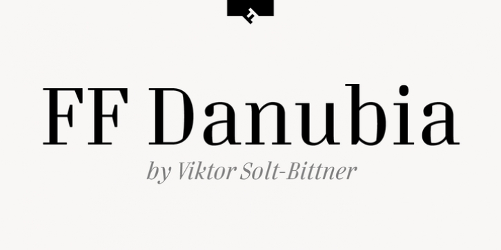 FF Danubia font preview
