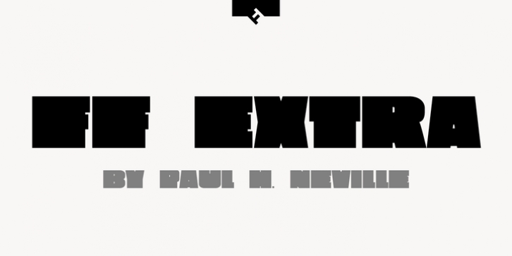 FF Extra font preview