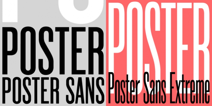 Poster Sans font preview
