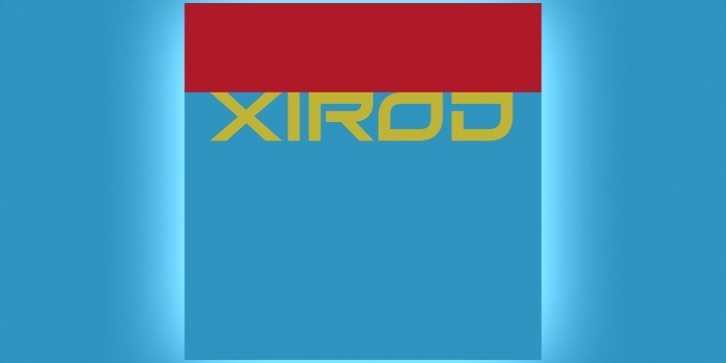 Xirod font preview