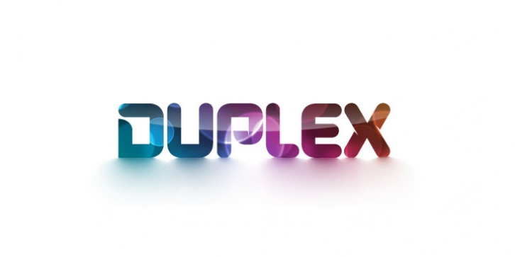 Duplex font preview