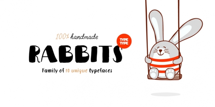 TT Rabbits font preview