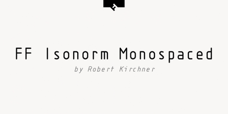 FF Isonorm Monospaced Pro font preview