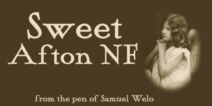 Sweet Afton NF font preview