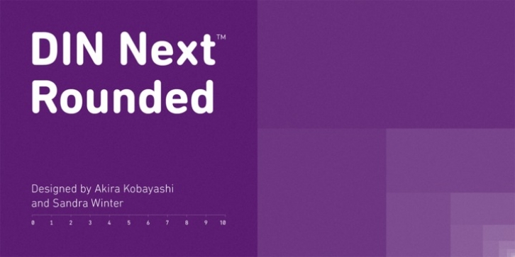 DIN Next Rounded font preview