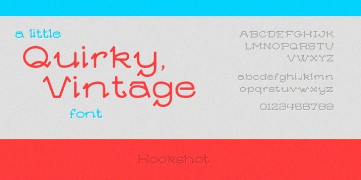 Hookshot font preview