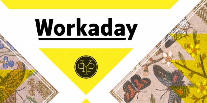 Workaday font preview