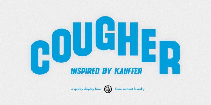 Cougher font preview