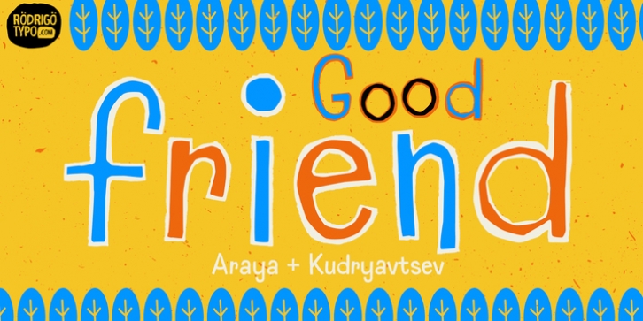 Goodfriend font preview