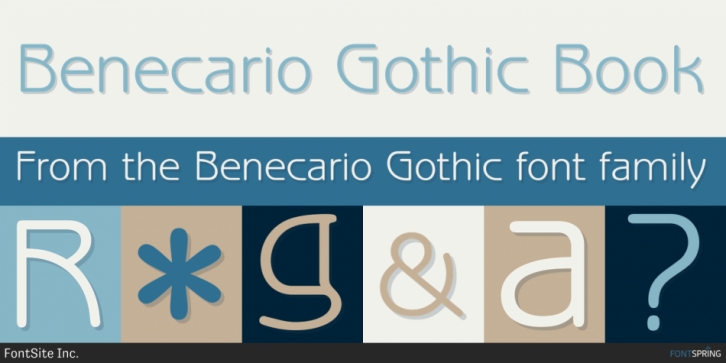 Benecario Gothic font preview