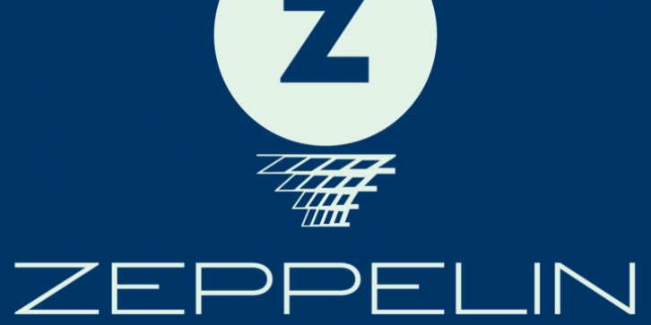Zeppelin font preview