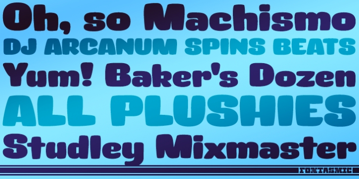 Machismo font preview