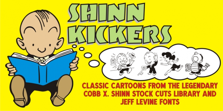 Shinn Kickers JNL font preview