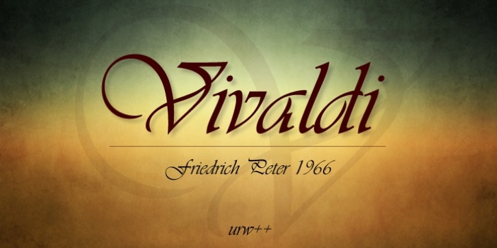 Vivaldi font preview