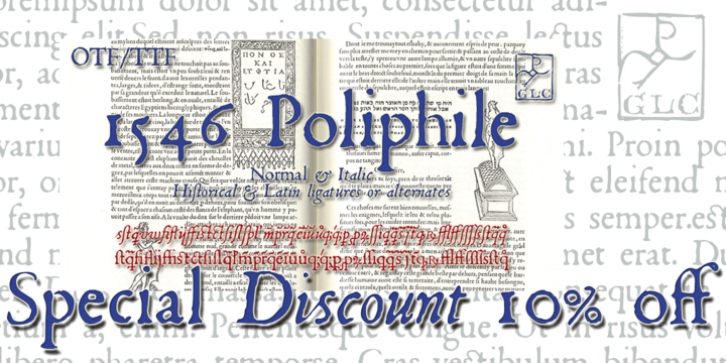 1546 Poliphile font preview