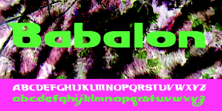 Babalon font preview