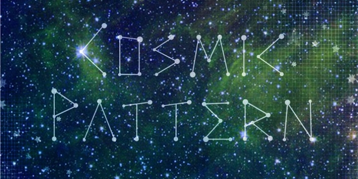 Cosmic Pattern font preview