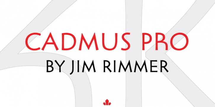 Cadmus Pro font preview