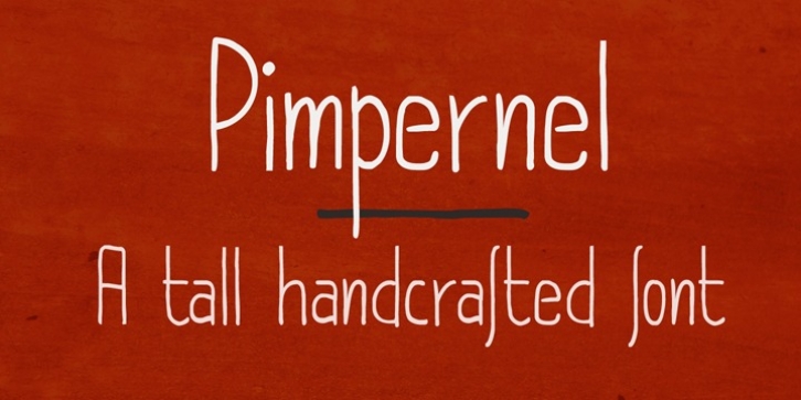 Pimpernel font preview