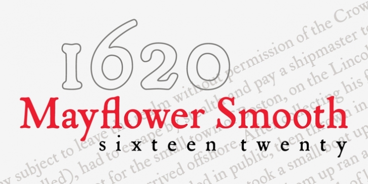 P22 Mayflower Smooth font preview