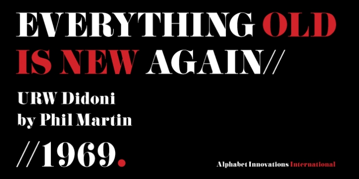Didoni font preview