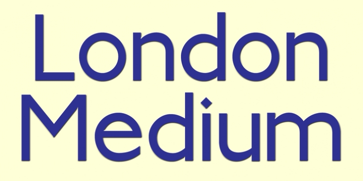 London Medium font preview