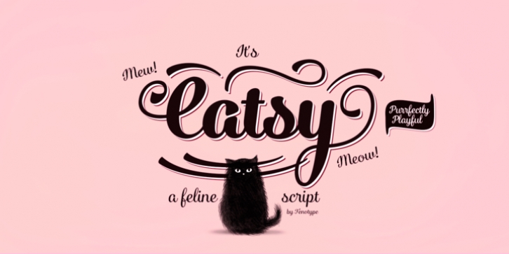 Catsy font preview