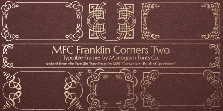 MFC Franklin Corners Two font preview