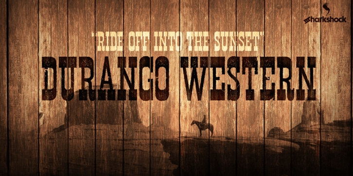 Durango Western font preview