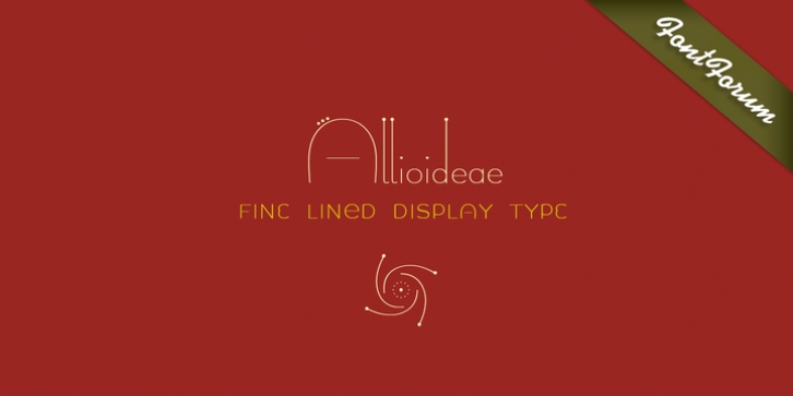 Allioideae font preview
