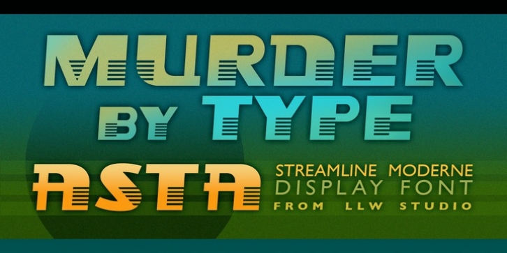 Asta font preview