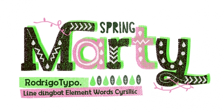 Marty Spring font preview