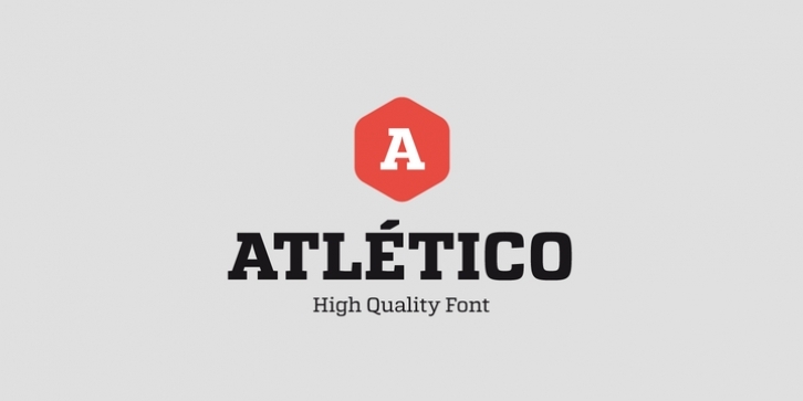 Atletico font preview