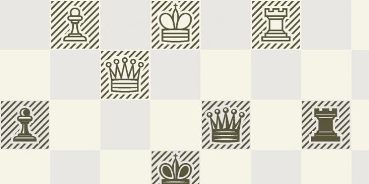 Segoe Chess font preview